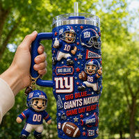 New York Giant Football Dazzle 40oz Tumbler