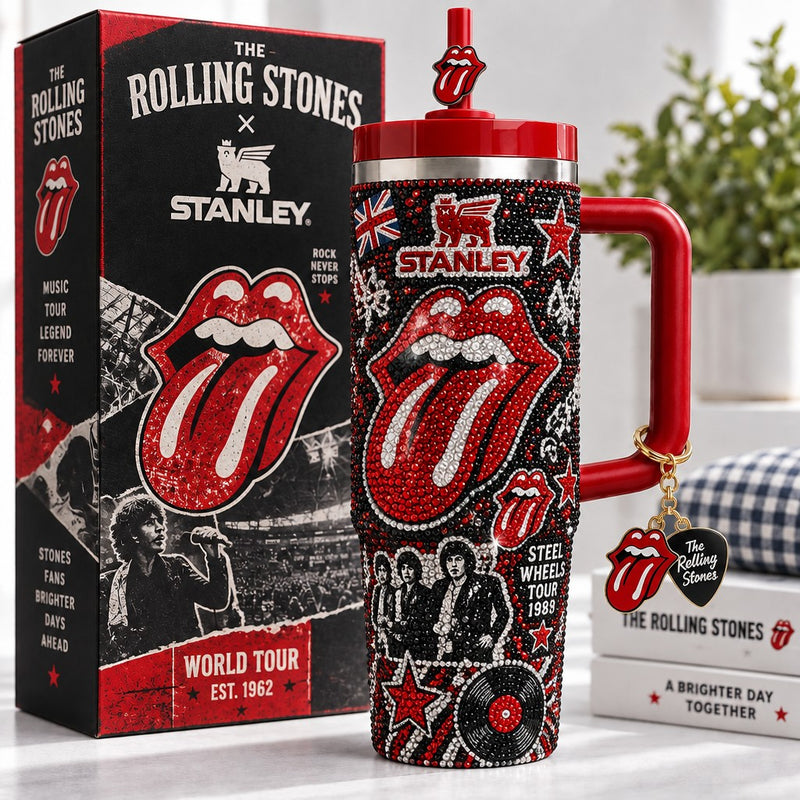 Classic Rock Tongue Starry 40oz Tumbler
