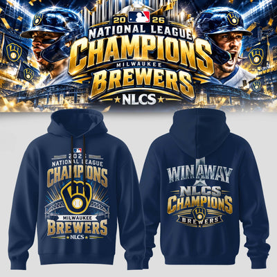 Milwaukee Win Away Navy Baseball Hoodie