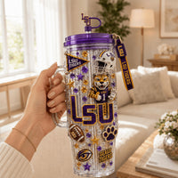 Baton Rouge Tiger Football Aurora 40oz Tumbler
