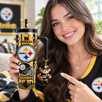 Pittsburgh Football Aurora 40oz Tumbler