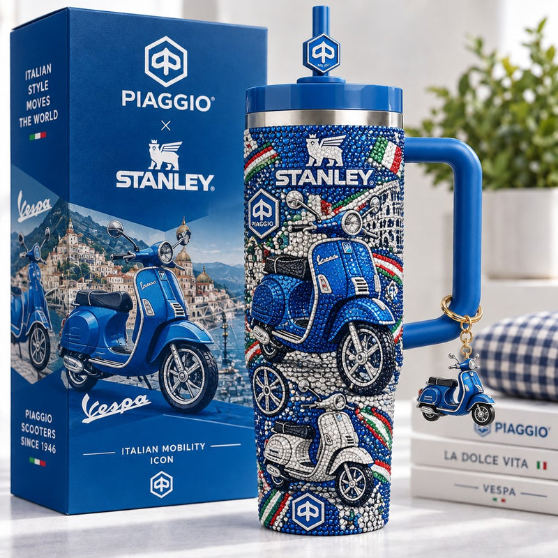 Italian City Scooter Dazzle 40oz Tumbler