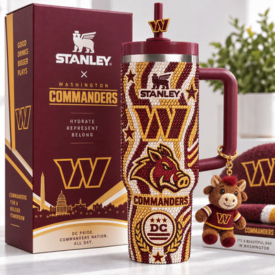 Washington Football Gilded 40oz Tumbler