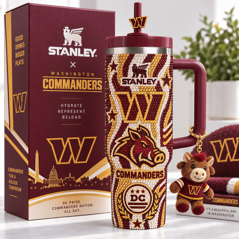 Washington Football Gilded 40oz Tumbler