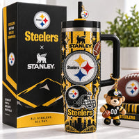 Pittsburgh Football Aurora 40oz Tumbler