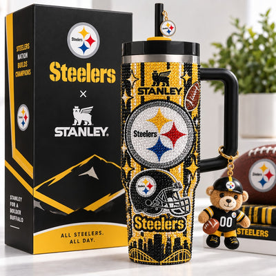Pittsburgh Football Aurora 40oz Tumbler