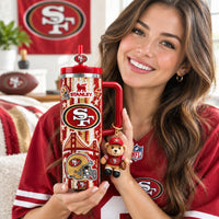 San Francisco Football Gilded 40oz Tumbler