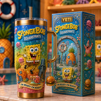 Undersea Sponge Cartoon Luxe 40oz Tumbler