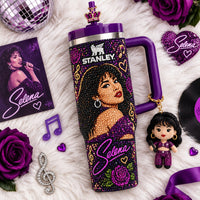 Tejano Music Queen Starry 40oz Tumbler