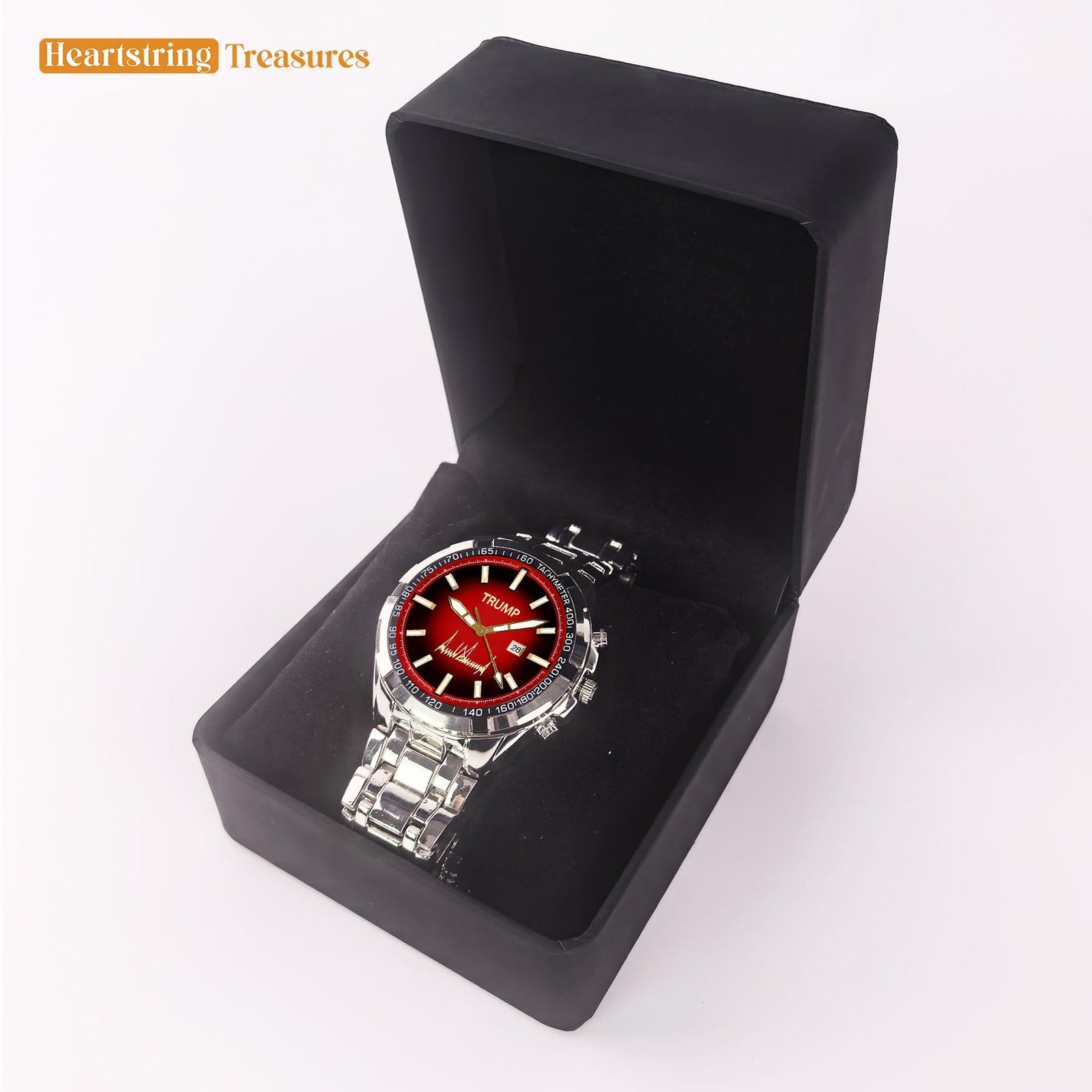 TRUMP Watch 2025 Luxury – Deep Inferno Red Dial – Watch for Men