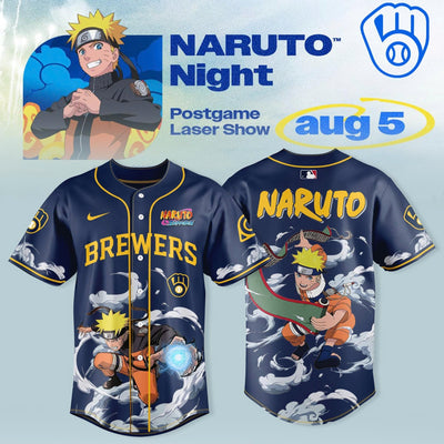 Milwaukee Ninja Night Navy Cloud Baseball Jersey