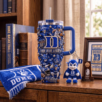 Durham Blue Basketball Luxe 40oz Tumbler