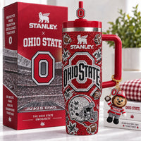 Columbus Buckeye Football Gilded 40oz Tumbler