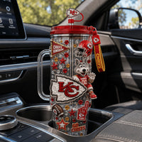 Kansas City Football Gilded 40oz Tumbler