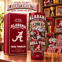 Tuscaloosa Crimson Gilded 40oz Tumbler