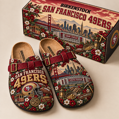San Francisco Gameday Bloom Clogs
