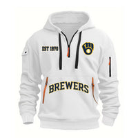 Milwaukee Neon Trim Black Baseball Hoodie