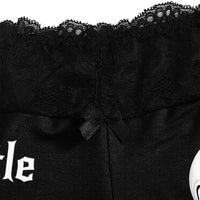 Marbled Skeleton Lace 3 Piece Pajama Set