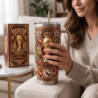 Spain Football Pride Aurora 40oz Tumbler