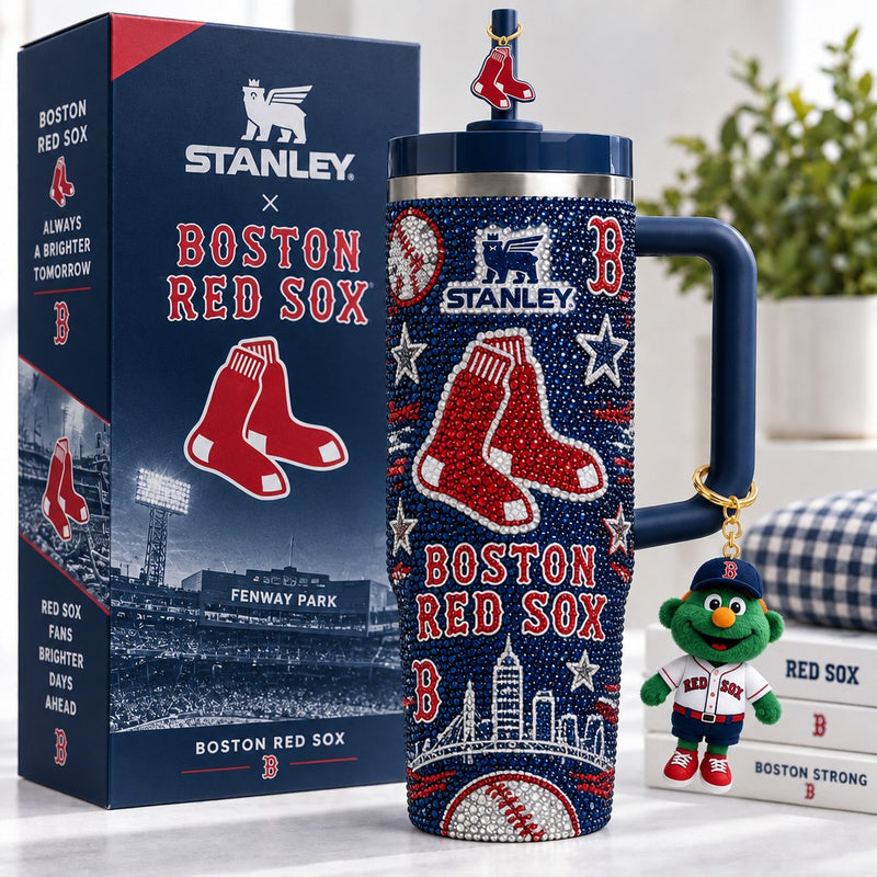 Boston Baseball Glam 40oz Tumbler