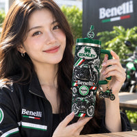 Italian Motorcycle Gilded 40oz Tumbler