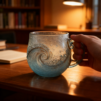 Ocean Wave Glass Mug