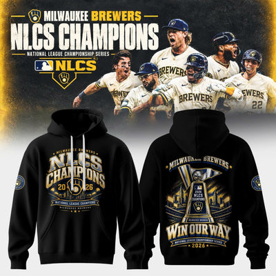 Milwaukee Black Emblem Baseball Hoodie