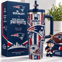New England Football Bling 40oz Tumbler