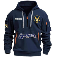 Milwaukee White Baseball Hoodie