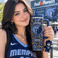 Memphis Basketball Jewel 40oz Tumbler