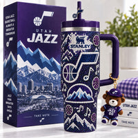 Utah Basketball Glam 40oz Tumbler