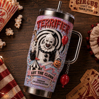 Creepy Carnival Clown Starry 40oz Tumbler