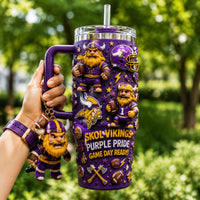 Minnesota Football Gilded 40oz Tumbler