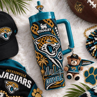 Jacksonville Football Glam 40oz Tumbler