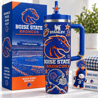 Boise Bronco Football Jewel 40oz Tumbler