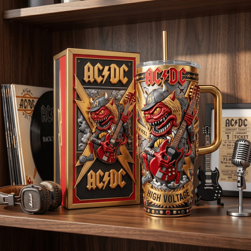 High Voltage Rock Bling 40oz Tumbler