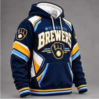 Milwaukee Columbia Blue Accent Baseball Hoodie