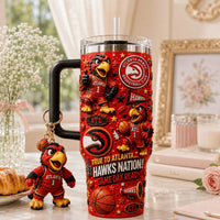 Atlanta Basketball Gilded 40oz Tumbler