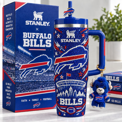Buffalo Football Jewel 40oz Tumbler