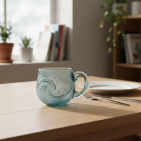 Ocean Wave Glass Mug