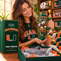 Miami Hurricane Football Dazzle 40oz Tumbler