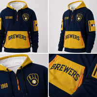 Milwaukee Gold Pocket Baseball Hoodie