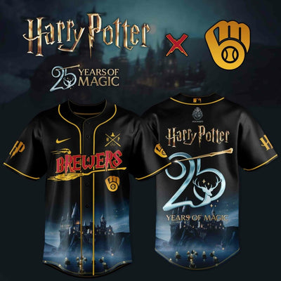 Milwaukee Wizard Night Years Black Baseball Jersey