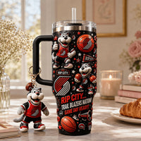 Portland Basketball Bling 40oz Tumbler
