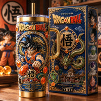 Dragon Warrior Anime Bling 40oz Tumbler
