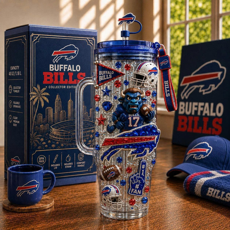 Buffalo Football Aurora 40oz Tumbler