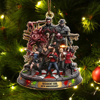 Survival Squad Acrylic Christmas Ornament