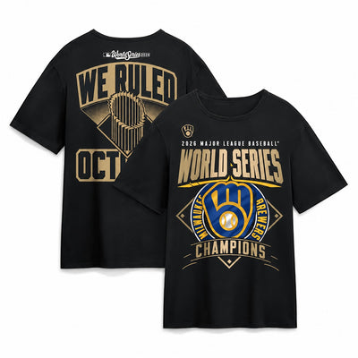 Milwaukee Black Baseball T-Shirt