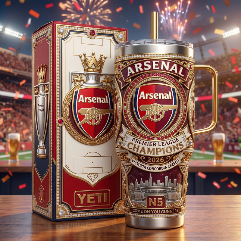 North London Football Jewel 40oz Tumbler