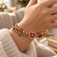 San Francisco Football Fan Charm Bracelet
